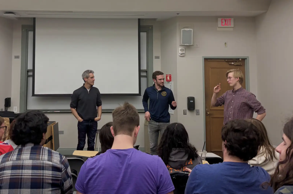 Mayor Biss covered an array of topics, from his personal path to mayor, the new administration’s immigration policy and Evanston’s climate goals.